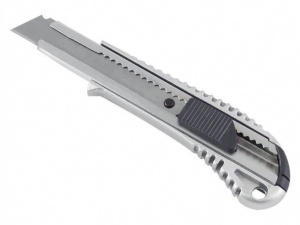 Нож металлический SGS 18 мм алюминиевый корпус турция 