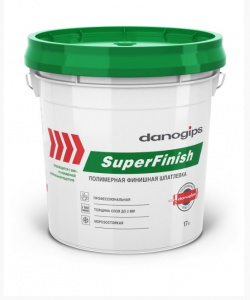 Шпатлевка готовая Danogips SuperFinish (СуперФиниш) 17л/28 кг