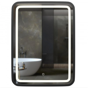 Зеркало MIXLINE "Мальта-лофт" 600*800 (ШВ) сенсорный выключатель, пластиковая рама