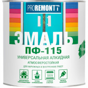 Эмаль ПФ-115 белая гл. (1,9кг) "Лакра PROREMONT"