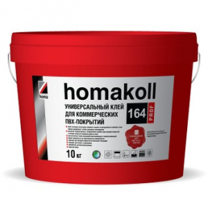 Клей Homakoll 164 Prof, 10кг. 300-350гр/м2, для коммер.линолеума, морозостойкий