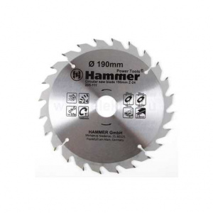Диск пильный Hammer Flex 205-111 190 мм*24*30/20/16 мм по дер.