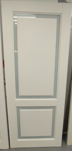 Межкомнатная дверь "Флай-2" (ДО) Белая эмаль (soft) сатин (2000*800)