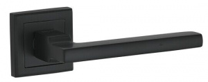 Буссар Ручка дверная фалевая на квадратной накладке PINADO A-31-30 BLACK.