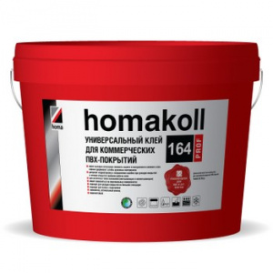Клей Homakoll 164 Prof, 5кг. 300-350гр/м2, для коммер.линолеума, морозостойкий																					