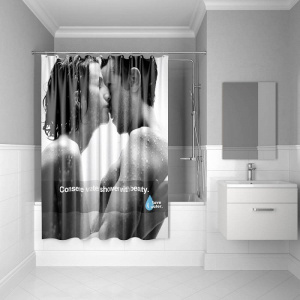 Штора для ванной комнаты, 200*180см, полиэстер, romance, SCID160P