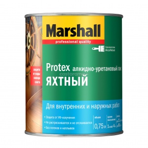 Лак"Маршал" PROTEX ( Яхтный, водост. глянц.-0,75л