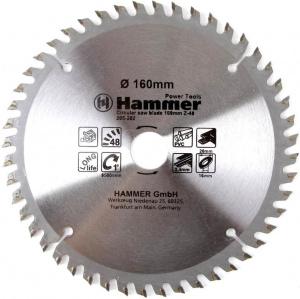 Диск пильный Hammer Flex 205-202 160 мм*48/20/16 мм по ламинату