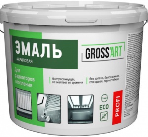 Эмаль для радтаторов отопления акриловая GROSS PROFI 0,9 кг