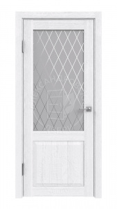 Межкомнатная дверь Марта (ДО) филадельфия белое дерево Ромб(2000*800)