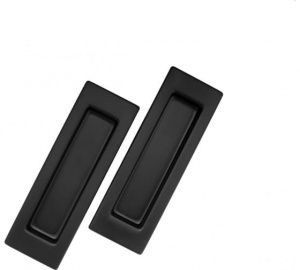Ручки для раздвижных дверей РЕНЦ, черный INSDH 602 B