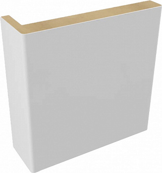 Наличник плоский телескоп Vinyl 24x70x2150 Белый